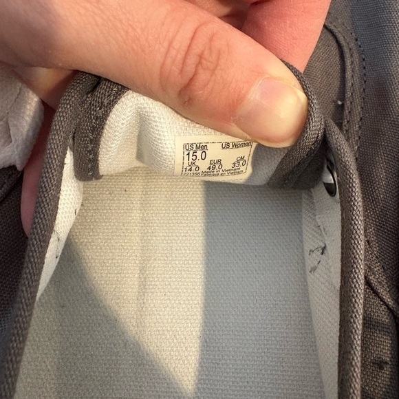 Vans Gray and White Sneakers Classic Style - Picture 4 of 4